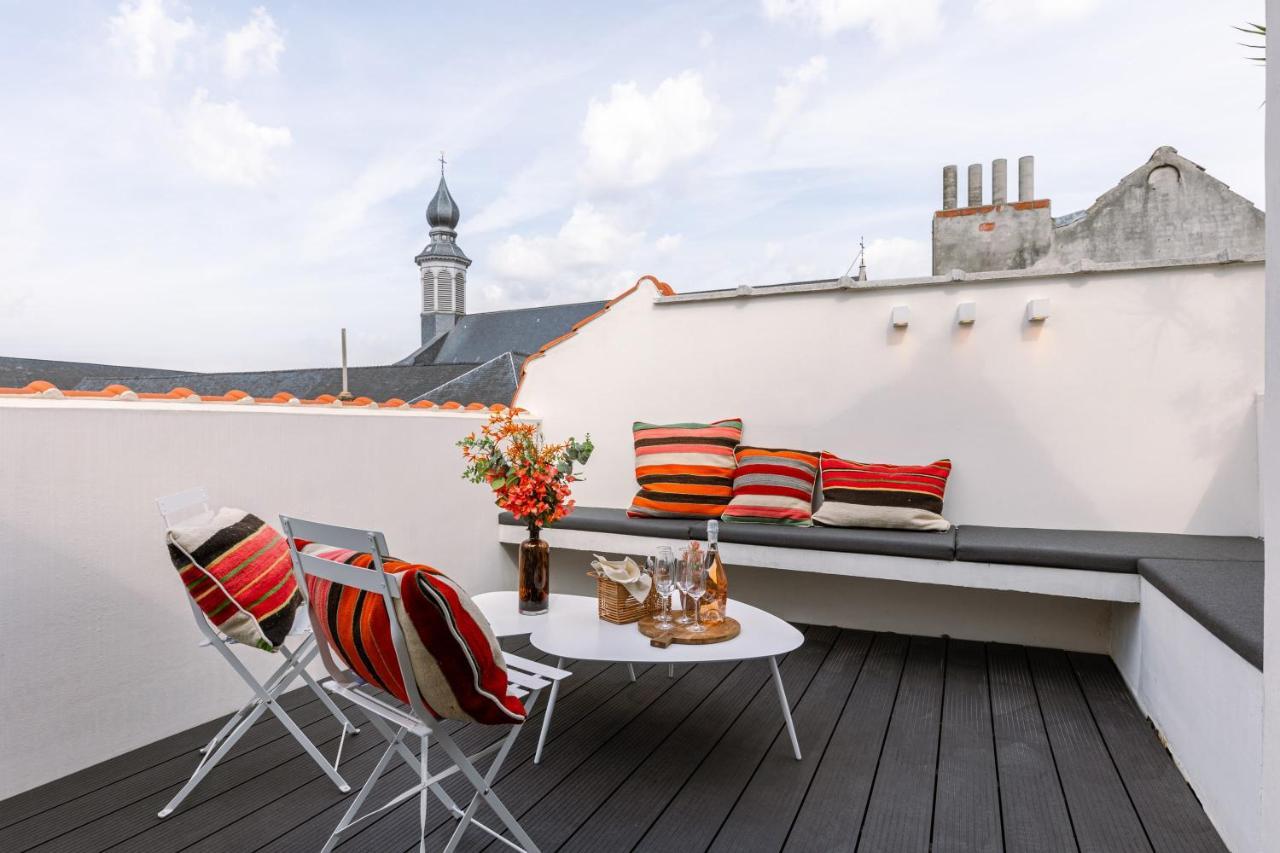 Duplex-Apartment With Terrace On Top Location In 根特 外观 照片
