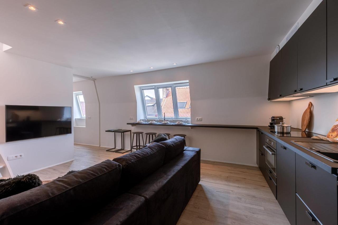 Duplex-Apartment With Terrace On Top Location In 根特 外观 照片