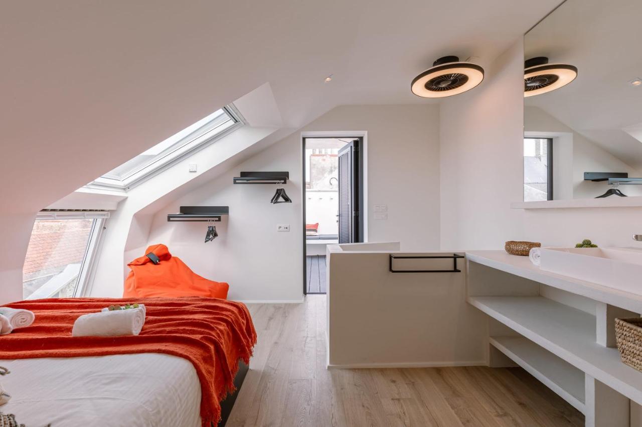 Duplex-Apartment With Terrace On Top Location In 根特 外观 照片