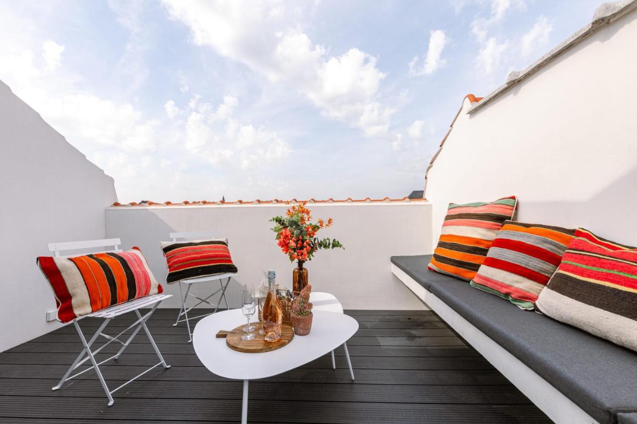 Duplex-Apartment With Terrace On Top Location In 根特 外观 照片