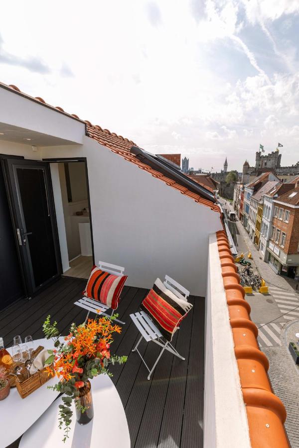 Duplex-Apartment With Terrace On Top Location In 根特 外观 照片